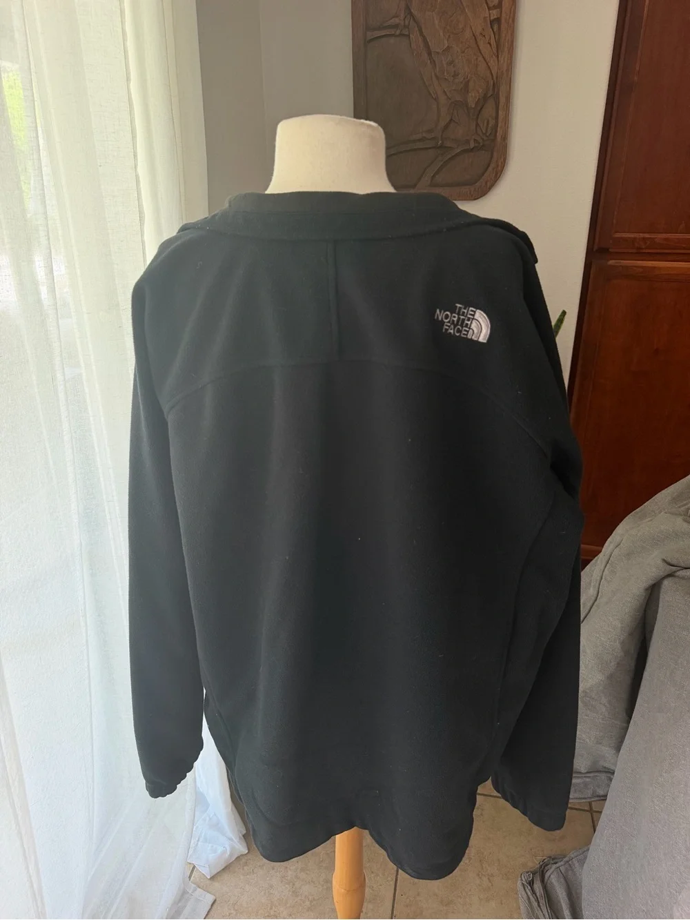 The North Face Black Hooded Fleece Jacket